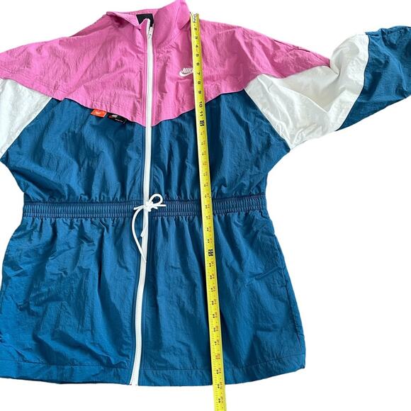 Nike Sportswear Icon Clash Track Jacket Windbreaker Pink Blue Women’s Size Large - Picture 12 of 16